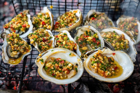 Sò Nướng Hành Mỡ